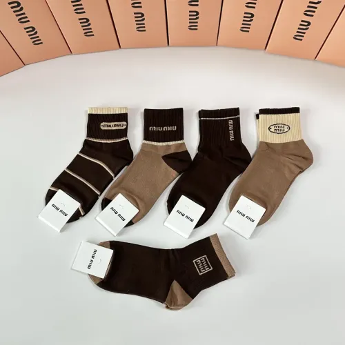 Replica MIU MIU Socks #1460999 $27.00 USD for Wholesale