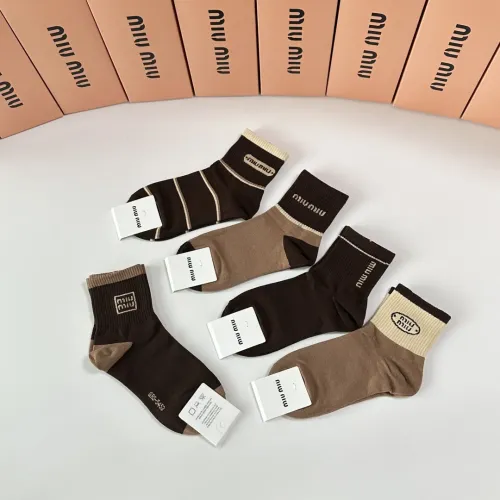 Replica MIU MIU Socks #1460999 $27.00 USD for Wholesale