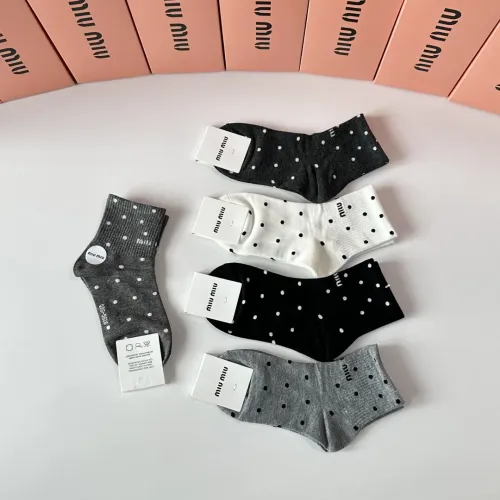 Replica MIU MIU Socks #1461000 $27.00 USD for Wholesale