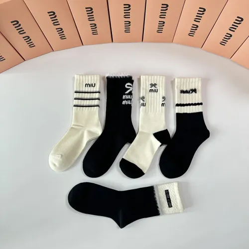 Replica MIU MIU Socks #1461002 $29.00 USD for Wholesale