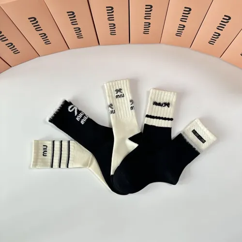 Replica MIU MIU Socks #1461002 $29.00 USD for Wholesale