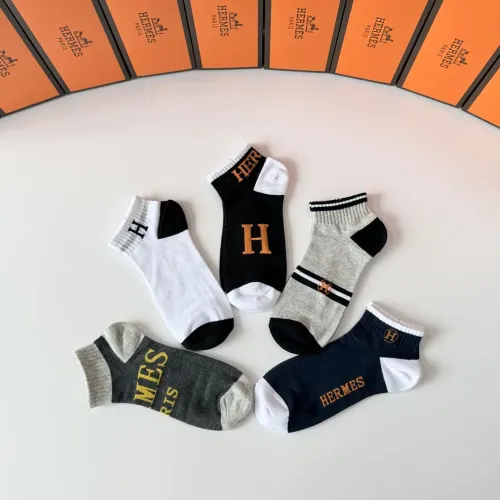 Replica Hermes Socks #1461003 $27.00 USD for Wholesale