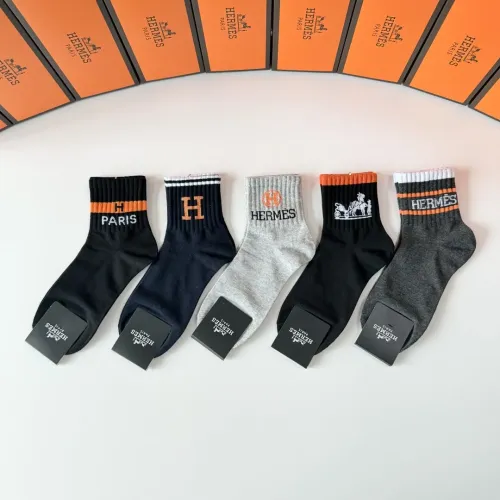Replica Hermes Socks #1461095 $27.00 USD for Wholesale