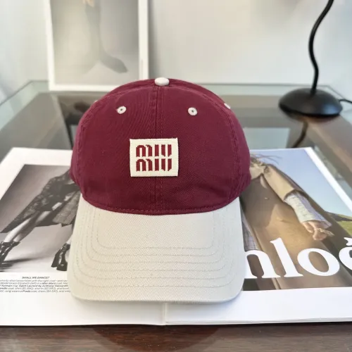 Wholesale MIU MIU Caps #1461237 $27.00 USD, Wholesale Quality Replica MIU MIU Caps