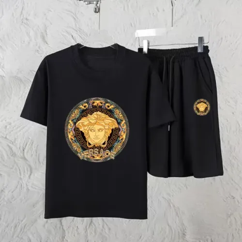 Wholesale Versace Tracksuits Short Sleeved For Unisex #1461277 $60.00 USD, Wholesale Quality Replica Versace Tracksuits