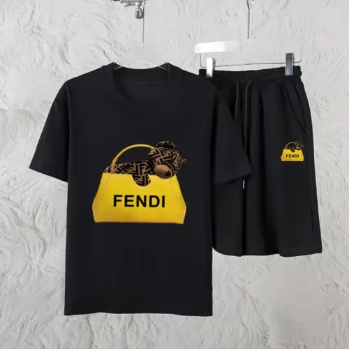 Wholesale Fendi Tracksuits Short Sleeved For Unisex #1461285 $60.00 USD, Wholesale Quality Replica Fendi Tracksuits