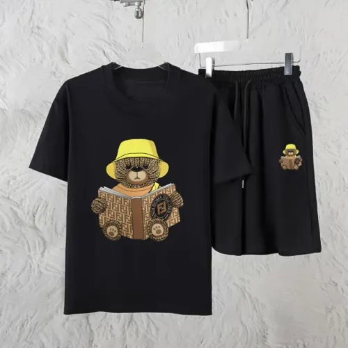 Wholesale Fendi Tracksuits Short Sleeved For Unisex #1461291 $60.00 USD, Wholesale Quality Replica Fendi Tracksuits
