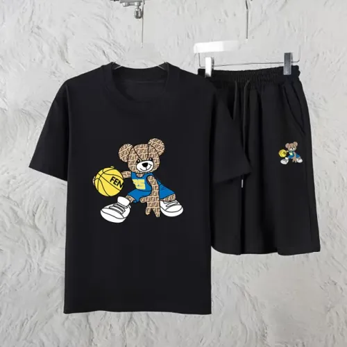 Wholesale Fendi Tracksuits Short Sleeved For Unisex #1461292 $60.00 USD, Wholesale Quality Replica Fendi Tracksuits
