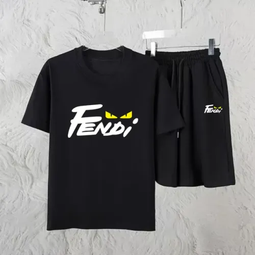 Wholesale Fendi Tracksuits Short Sleeved For Unisex #1461293 $60.00 USD, Wholesale Quality Replica Fendi Tracksuits