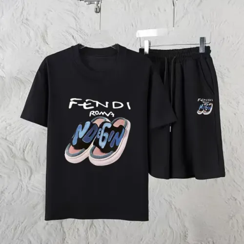 Wholesale Fendi Tracksuits Short Sleeved For Unisex #1461294 $60.00 USD, Wholesale Quality Replica Fendi Tracksuits