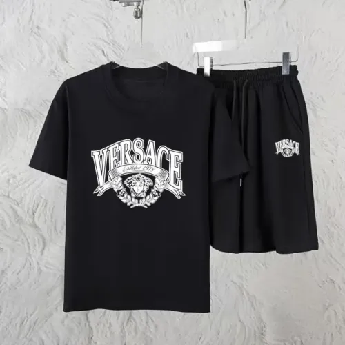 Wholesale Versace Tracksuits Short Sleeved For Unisex #1461316 $60.00 USD, Wholesale Quality Replica Versace Tracksuits
