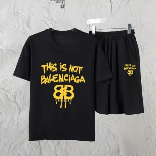 Wholesale Balenciaga Fashion Tracksuits Short Sleeved For Unisex #1461323 $60.00 USD, Wholesale Quality Replica Balenciaga Fashion Tracksuits