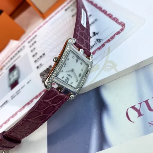 Replica Hermes Quality Watches For Women #1461351 $595.04 USD for Wholesale