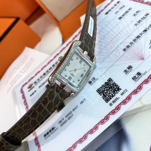 Replica Hermes Quality Watches For Women #1461352 $595.04 USD for Wholesale