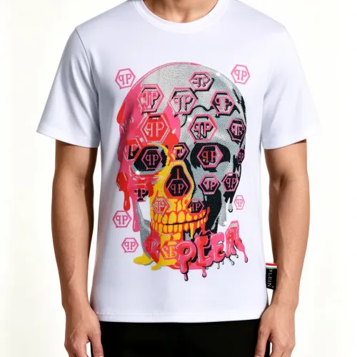Replica Philipp Plein PP T-Shirts Short Sleeved For Men #1461356 $27.00 USD for Wholesale