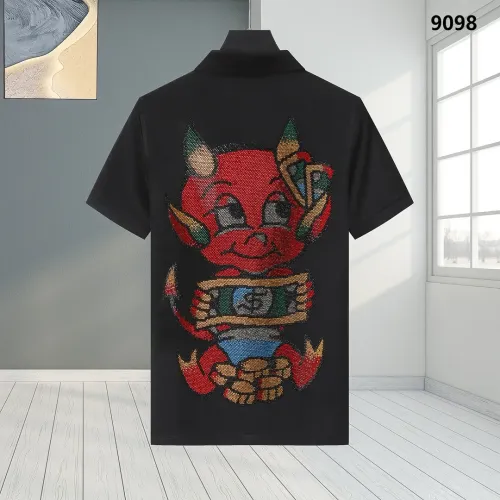 Wholesale Philipp Plein PP T-Shirts Short Sleeved For Men #1461388 $32.00 USD, Wholesale Quality Replica Philipp Plein PP T-Shirts