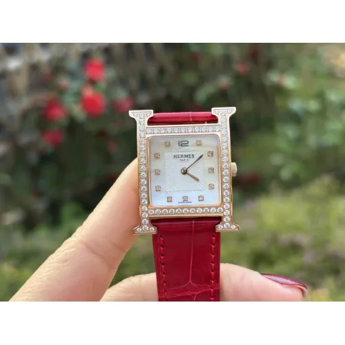 Replica Hermes Quality Watches For Women #1461474 $380.17 USD for Wholesale
