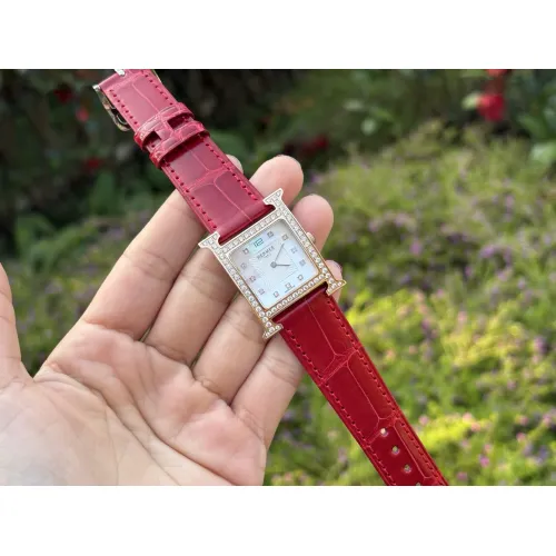 Replica Hermes Quality Watches For Women #1461474 $380.17 USD for Wholesale