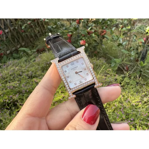 Replica Hermes Quality Watches For Women #1461493 $380.17 USD for Wholesale