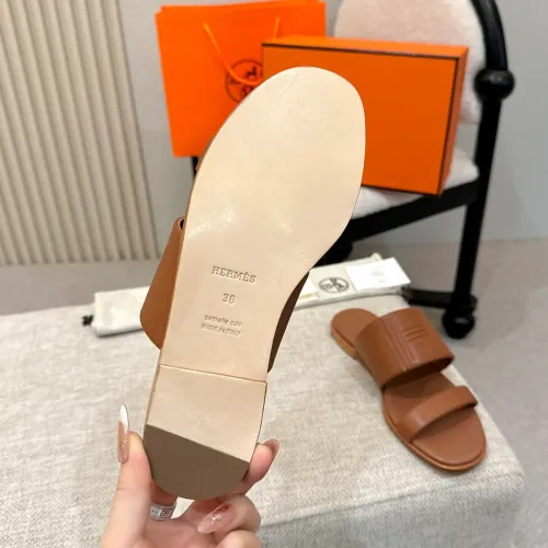 Replica Hermes Slippers For Women #1461548 $98.00 USD for Wholesale
