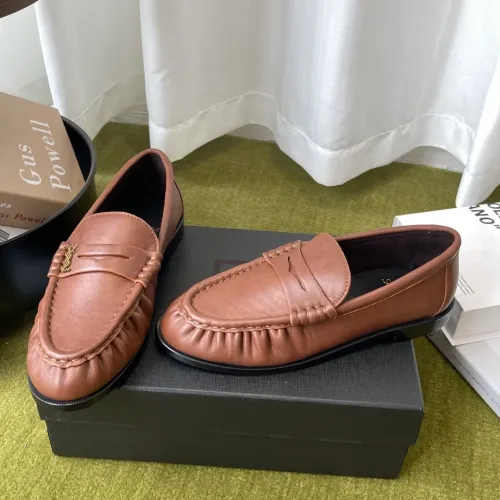 Replica Yves Saint Laurent YSL Leather Shoes For Women #1461609 $118.00 USD for Wholesale