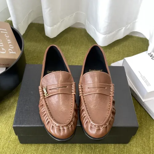 Wholesale Yves Saint Laurent YSL Leather Shoes For Men #1461610 $125.00 USD, Wholesale Quality Replica Yves Saint Laurent YSL Leather Shoes