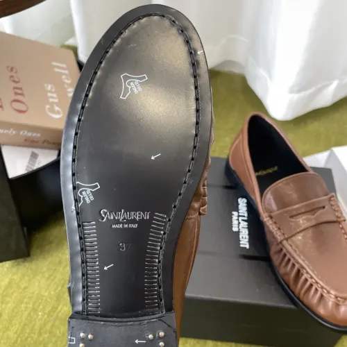 Replica Yves Saint Laurent YSL Leather Shoes For Men #1461610 $125.00 USD for Wholesale