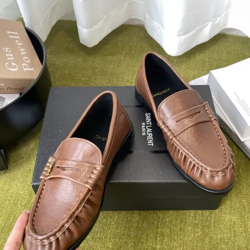 Replica Yves Saint Laurent YSL Leather Shoes For Women #1461611 $118.00 USD for Wholesale