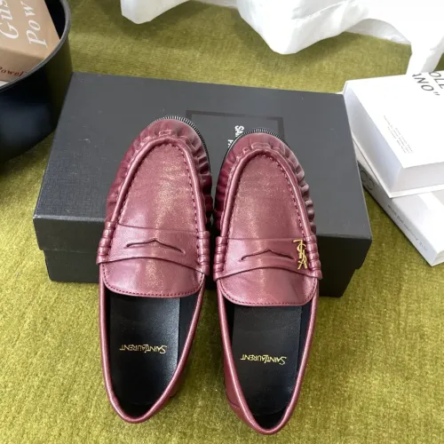 Replica Yves Saint Laurent YSL Leather Shoes For Women #1461614 $118.00 USD for Wholesale