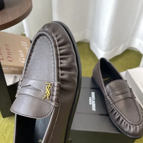 Replica Yves Saint Laurent YSL Leather Shoes For Women #1461617 $118.00 USD for Wholesale