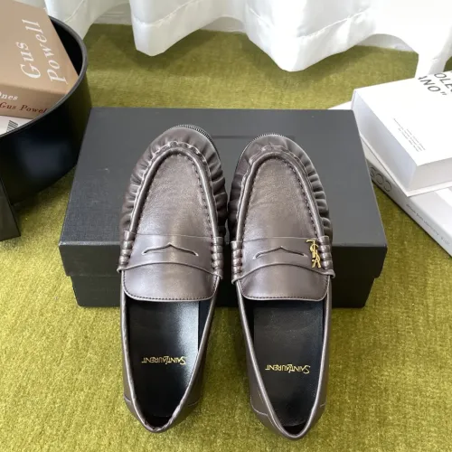 Replica Yves Saint Laurent YSL Leather Shoes For Women #1461617 $118.00 USD for Wholesale