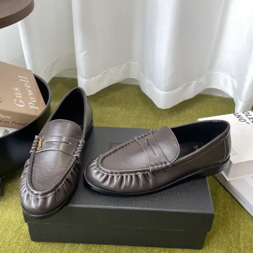 Replica Yves Saint Laurent YSL Leather Shoes For Women #1461617 $118.00 USD for Wholesale