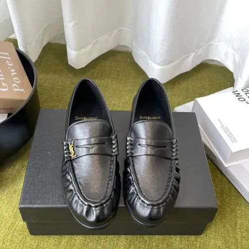 Wholesale Yves Saint Laurent YSL Leather Shoes For Men #1461618 $125.00 USD, Wholesale Quality Replica Yves Saint Laurent YSL Leather Shoes
