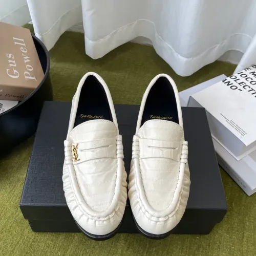 Wholesale Yves Saint Laurent YSL Leather Shoes For Men #1461626 $125.00 USD, Wholesale Quality Replica Yves Saint Laurent YSL Leather Shoes