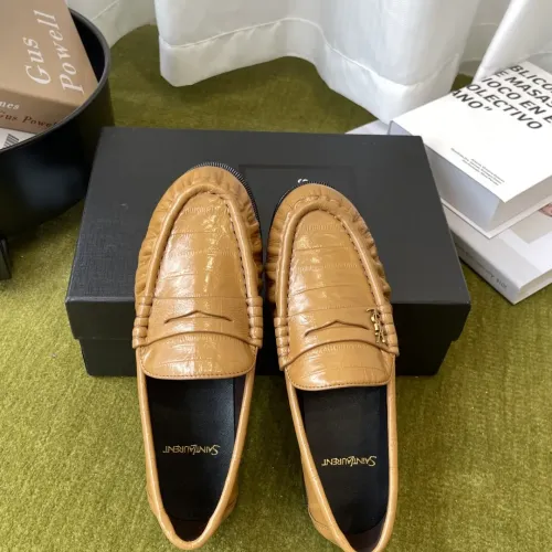 Replica Yves Saint Laurent YSL Leather Shoes For Women #1461630 $118.00 USD for Wholesale