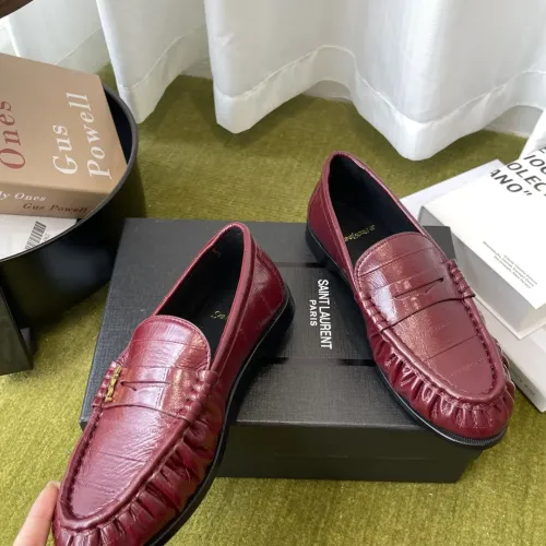 Replica Yves Saint Laurent YSL Leather Shoes For Men #1461632 $125.00 USD for Wholesale