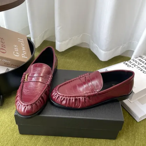Replica Yves Saint Laurent YSL Leather Shoes For Men #1461632 $125.00 USD for Wholesale