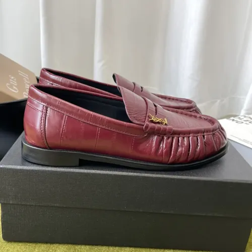 Replica Yves Saint Laurent YSL Leather Shoes For Women #1461633 $118.00 USD for Wholesale