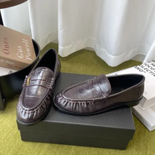 Replica Yves Saint Laurent YSL Leather Shoes For Women #1461635 $118.00 USD for Wholesale