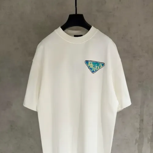 Wholesale Prada T-Shirts Short Sleeved For Men #1461637 $48.00 USD, Wholesale Quality Replica Prada T-Shirts