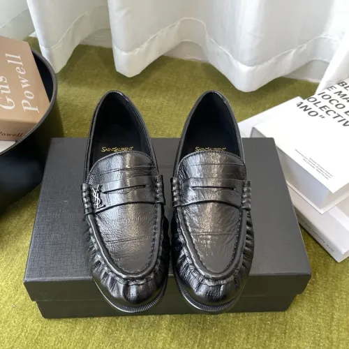 Wholesale Yves Saint Laurent YSL Leather Shoes For Men #1461639 $125.00 USD, Wholesale Quality Replica Yves Saint Laurent YSL Leather Shoes