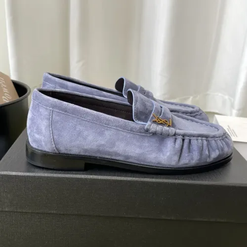 Replica Yves Saint Laurent YSL Leather Shoes For Women #1461646 $118.00 USD for Wholesale