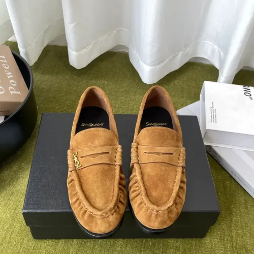 Wholesale Yves Saint Laurent YSL Leather Shoes For Men #1461647 $125.00 USD, Wholesale Quality Replica Yves Saint Laurent YSL Leather Shoes