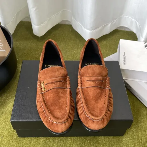 Wholesale Yves Saint Laurent YSL Leather Shoes For Men #1461650 $125.00 USD, Wholesale Quality Replica Yves Saint Laurent YSL Leather Shoes