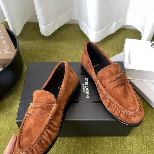 Replica Yves Saint Laurent YSL Leather Shoes For Men #1461650 $125.00 USD for Wholesale