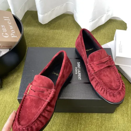 Replica Yves Saint Laurent YSL Leather Shoes For Women #1461653 $118.00 USD for Wholesale
