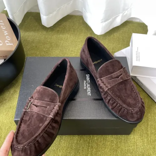 Replica Yves Saint Laurent YSL Leather Shoes For Women #1461656 $118.00 USD for Wholesale