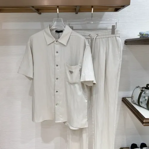 Wholesale Prada Tracksuits Short Sleeved For Men #1461691 $175.00 USD, Wholesale Quality Replica Prada Tracksuits