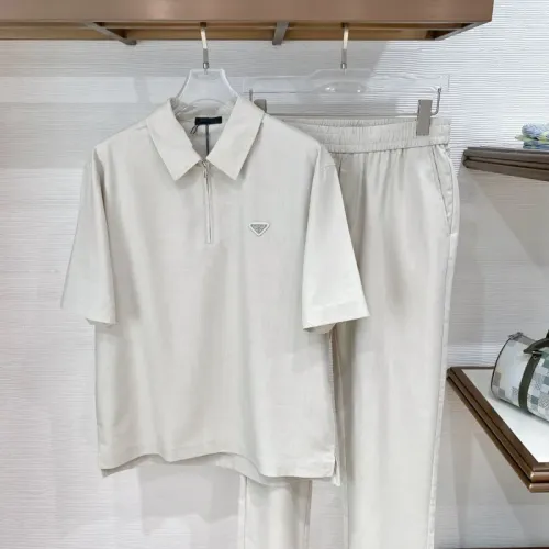 Wholesale Prada Tracksuits Short Sleeved For Men #1461696 $172.00 USD, Wholesale Quality Replica Prada Tracksuits