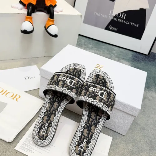 Replica Christian Dior Slippers For Women #1461704 $80.00 USD for Wholesale